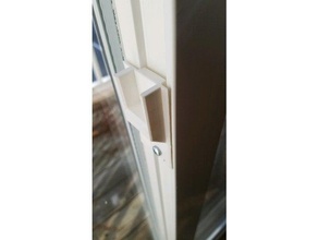 charlie bar security door catch 3d print model - Mito3D