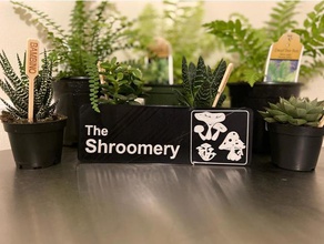 shroomery ufficio remix funghi magici i shrooms office intervento palle 3d print model - Mito3D