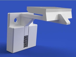 cabinet door safety latch children child 3d print model - Mito3D