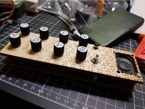 topuzlar potansiyometre modüler synth topuzu poti synthesizer 3d print model - Mito3D