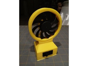 mini soldadura de humos ventilador refrigeración el control remoto la 3d print model - Mito3D