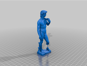 Michelangelo'nun david çocuklar erkek michelangelo 3d print model - Mito3D
