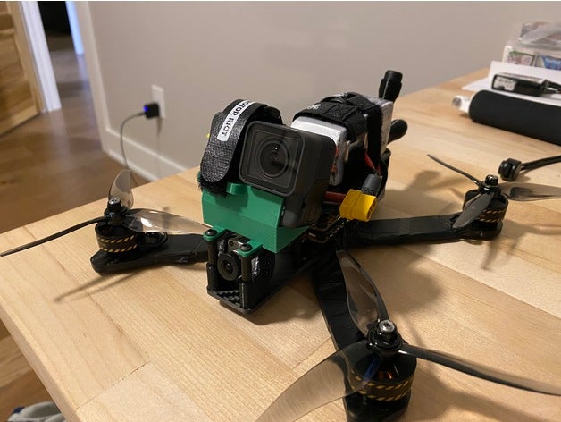 rotore riot hd1 gopro mount fpv 3D print model - Mito3D