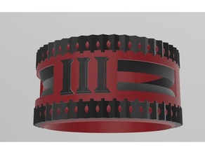 multi-materiale 369 bracciale braccialetto 3d print model - Mito3D