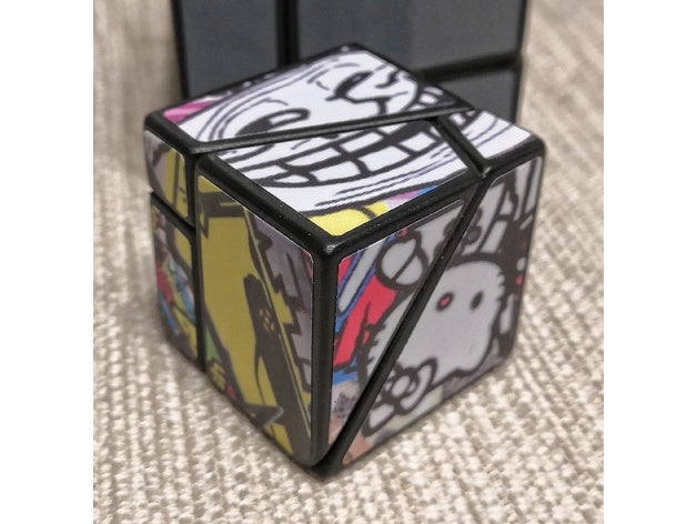 inutile de fantôme cube rubiks twisty puzzle 3D print model - Mito3D