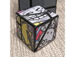 inútil fantasma cubo rubiks cube curvas de puzzle 3d print model - Mito3D