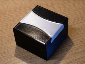 impossible box cube dove tail magnet puzzle 3d print model - Mito3D