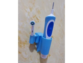 oral b portaspazzole pennello oral-b spazzolino da denti titolare 3d print model - Mito3D