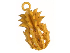 pineapple keychain 3d 3d print model - Mito3D