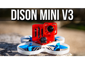 rimzler dison mini v3 cinewhoop drone fpv gopro naked stripped 3d print model - Mito3D