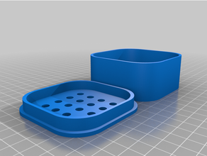 my customized parametric box interlocking lid 3d print model - Mito3D