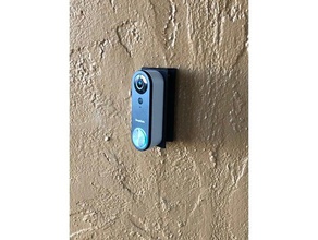 simplysafe camera doorbell angled bracket 3d print model - Mito3D