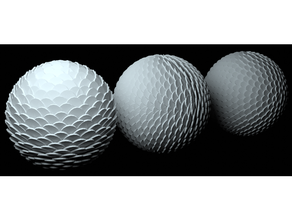 fish skin balls universal 3d print model - Mito3D