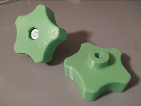 handle knob m8 madlo m8 70 mm x 20-15 mm + 10 mm handle knob m8 madlo 3d print model - Mito3D