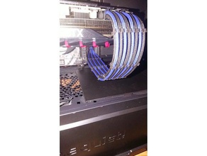pc-gpu cablecomb x16-3mm Durchmesser 3d print model - Mito3D