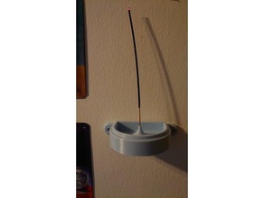 wallmount - incense sticks holder 3d print model - Mito3D