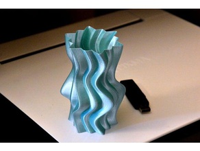 vase 91 container pencil holder spiral 3d print model - Mito3D