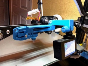 cr-10 gopro x axis mount 3d print model - Mito3D