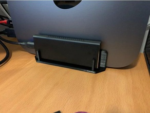 mac mini stand + nvme holder 3d print model - Mito3D