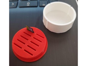 micro sd card holder friction cap 3d print model - Mito3D