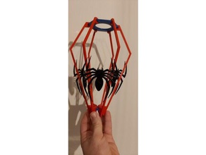 kids lamp - spider man 3d print model - Mito3D