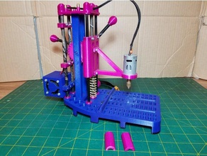 miniature drill press 3d print model - Mito3D