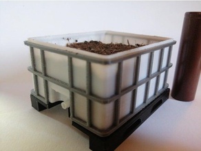 contenedor ibc maceta tanque plantpot 3d print model - Mito3D