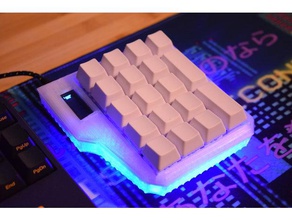 yampad - 3d printed number pad keyboard mechanical 3d print model - Mito3D