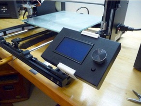 2020 2040 lcd monitor control mount anet plus 3d print model - Mito3D