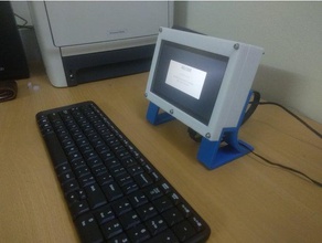 tft da 7 pollici di schermo lampone raspberry pi 3d print model - Mito3D