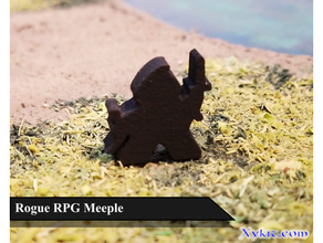 rogue meeple - rpg dnd lords waterdeep boardgame mini miniature lordsofwaterdeep class tabletop game gaming 3d print model - Mito3D