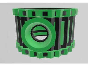 multi-material del anillo de linterna verde 3d print model - Mito3D