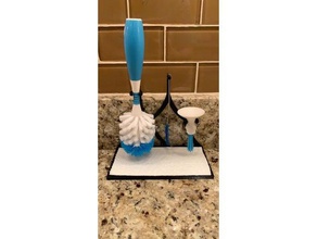 munchkin bottiglia pennello stand spazzola 3d print model - Mito3D