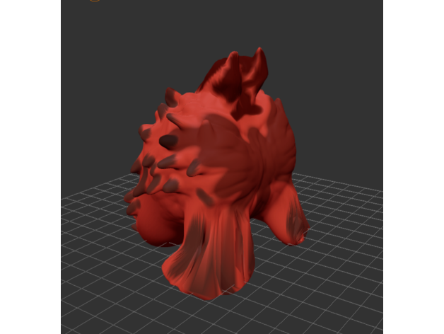 l'abomination de la lave alien 3D print model - Mito3D