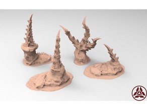 tyty tyran tyranid 40k starship trooper notable small terrain remix part 4 28mm miniature miniatures troopers tabletop gaming tyranids tyrant wargame warhammer40k warhammer wh40k 3d print model - Mito3D