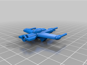chasseur de têtes bomber 3d print model - Mito3D