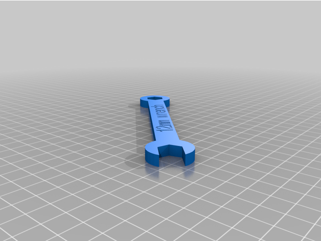 12 mm llave personalizado 3D print model - Mito3D