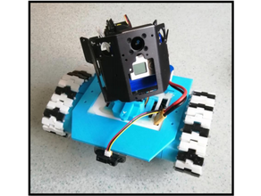 tank robot rc command fullcolorplastic car robo3d robotics 3d print model - Mito3D