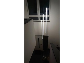 led-Schlauch-Lampe l ca 1 5 m d 0 4 hängende Licht led-Licht tube 3d print model - Mito3D