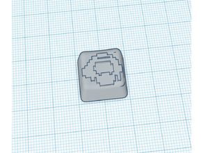doomguy tecla cap cereja keycaps doom 3d print model - Mito3D