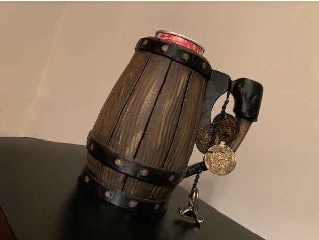 pirate mug 3D print model - Mito3D