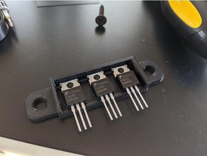to-220 mosfet holder 3d print model - Mito3D