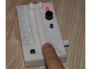 mini casero telegraph comunicación espa&ntilde españa telegrafo el telégrafo de juguete 3d print model - Mito3D