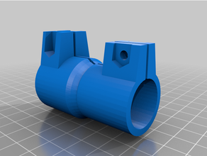 paintball carregador spyder arma de bola comum 3d print model - Mito3D