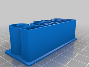 2d4+2 cortador de cookie personalizado 3d print model - Mito3D