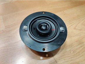 Lautsprecher-adapter 3 4inch 5inch - adapter Lautsprecher montieren 3d print model - Mito3D