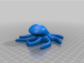 il polpo animale creatura del mare giocattolo 3d print model - Mito3D