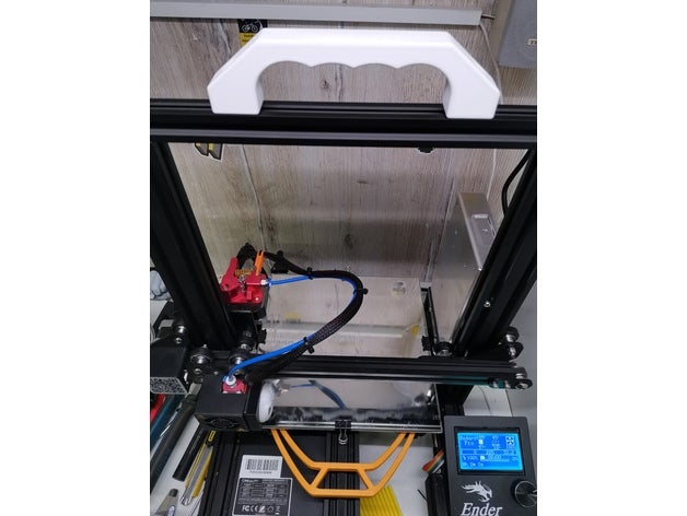 20mm poignée creality ender 3 de barre 3D print model - Mito3D