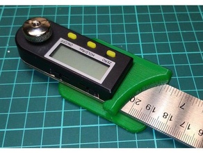 wall mount digital angle meter finder holder 3d print model - Mito3D