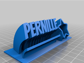 pernille Sterne kundengebundene 3d print model - Mito3D